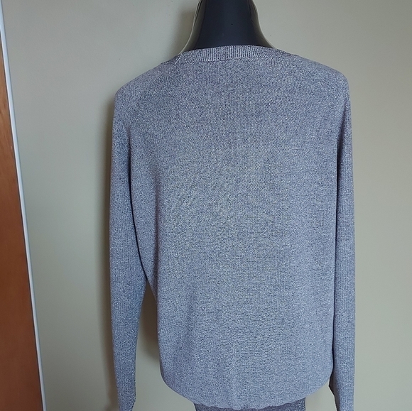 Effortless Chic Tristan Women’s Soft Knit Sweater Long Sleeve Tie Cuff Detail - Picture 3 of 8